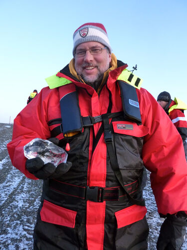 My pet iceberg. I tried to bring it back, but it fell off the car about half way to Reykjavik.