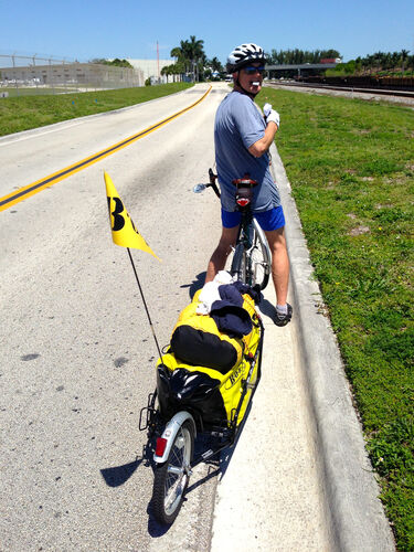 And then rode out of the airport, right onto the ACA route.
