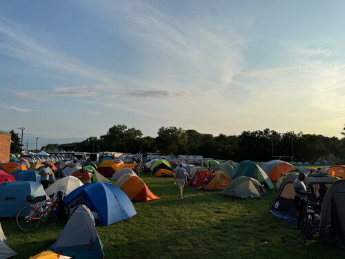More tents.