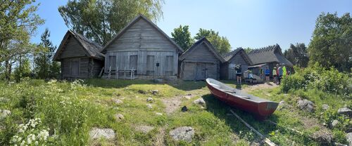 Old fishing huts
