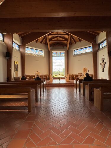 Hill of Crosses Monastery chapel Interior