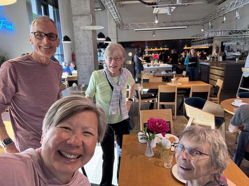 With Don, Sandra and Carole