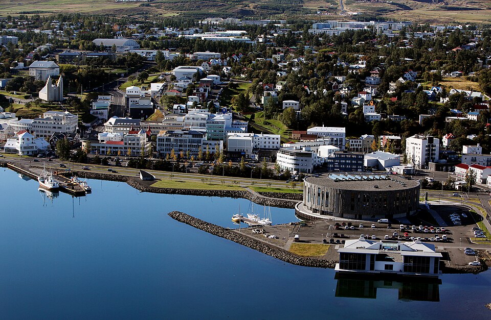 Akureyri on Eyjafjörður — the north's metropolis