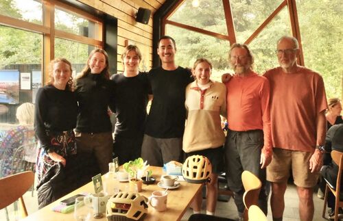 Roma, Sophia, Peter, Matt, Kasha, Scott, and Pete
