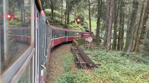 Going up the mountain