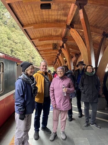 Getting off the train