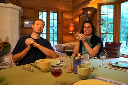 Met some nice folk at the B&B.
