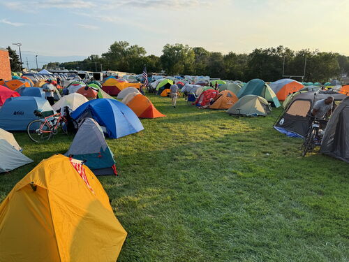 Even more tents.