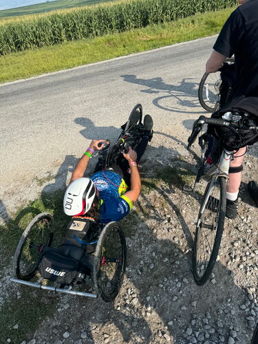 Lots of crazy recumbants. One pair probably could have slid under an 18" shelf.