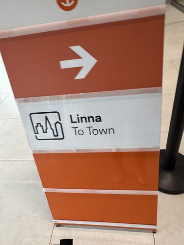 To Tallinn signage