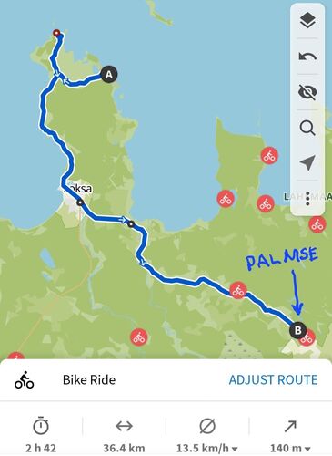 Palmse for two nights
