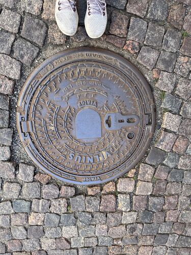 Vilnius Manhole cover