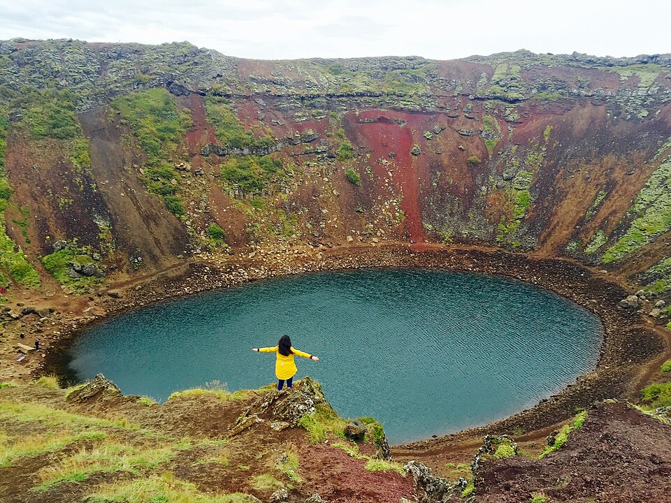 Kerið crater lake — the affordable corner of the Golden Circle