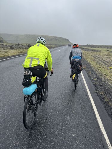 French guys going around the whole thing in 8 days, more than 100 miles/day.