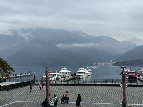 Looking out from Shuishe Pier