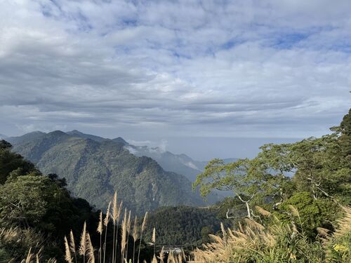 On our way up the mountain