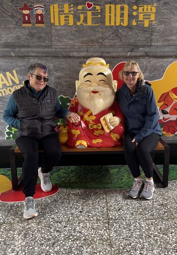 When Wu Temple: Lisa and Deborah with the Love god?